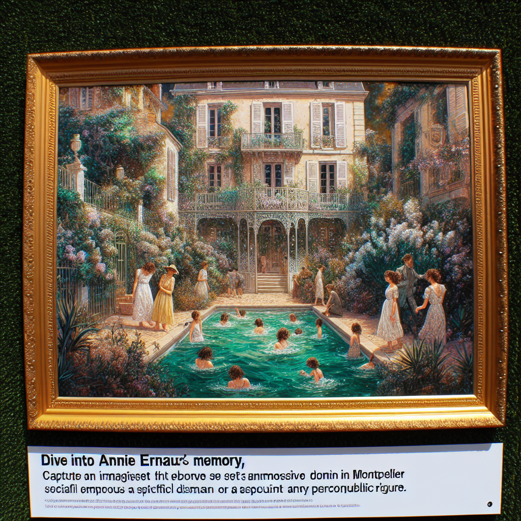 "🌿 Plongée dans la Mémoire d'Annie Ernaux : Expo Incontournable au Domaine d'O à Montpellier 📚"