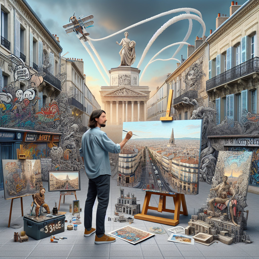 "🎨 De Graffeur à Peintre Classique : Le Parcours Inspirant d'Arnaud de Jesus Goncalves à Montpellier"