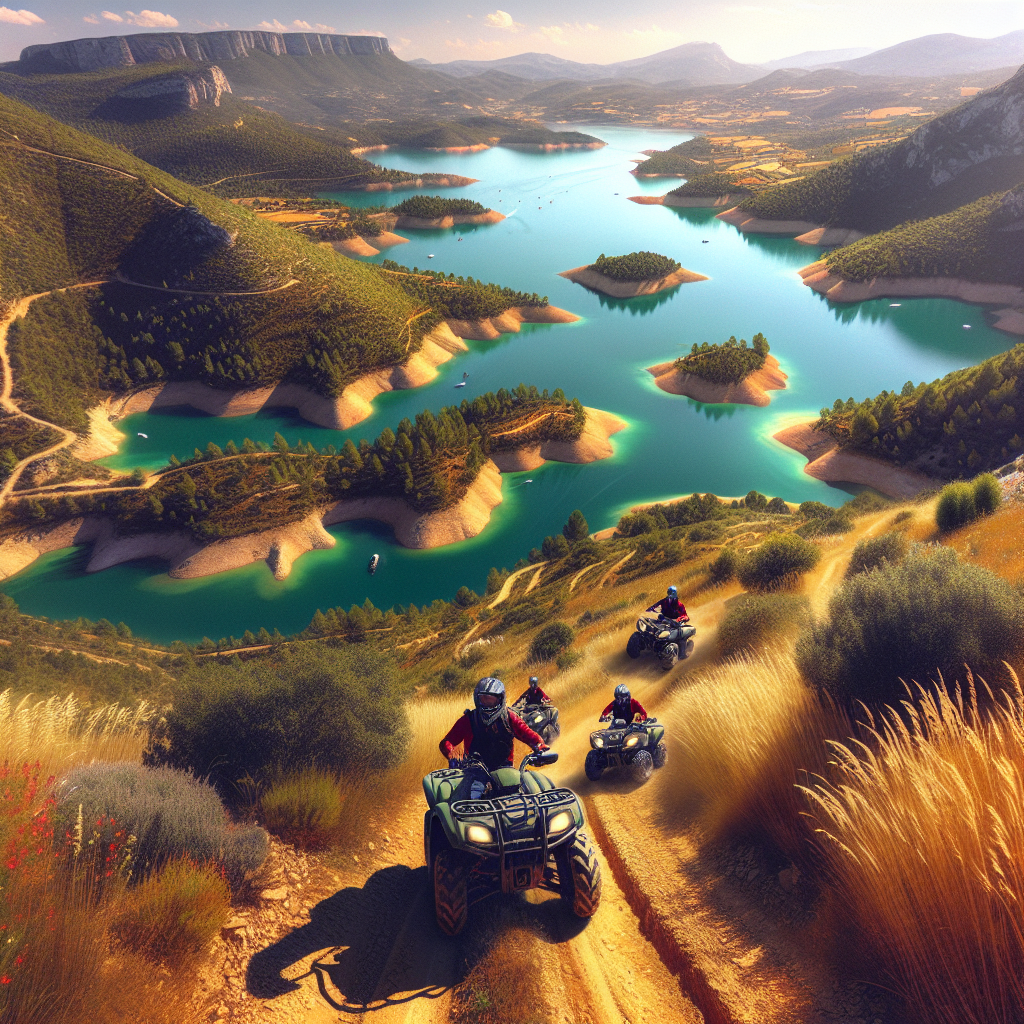 🎉 Explorez le Lac du Salagou en Quad : Aventure Inoubliable au Coeur de l'Hérault 🏞️