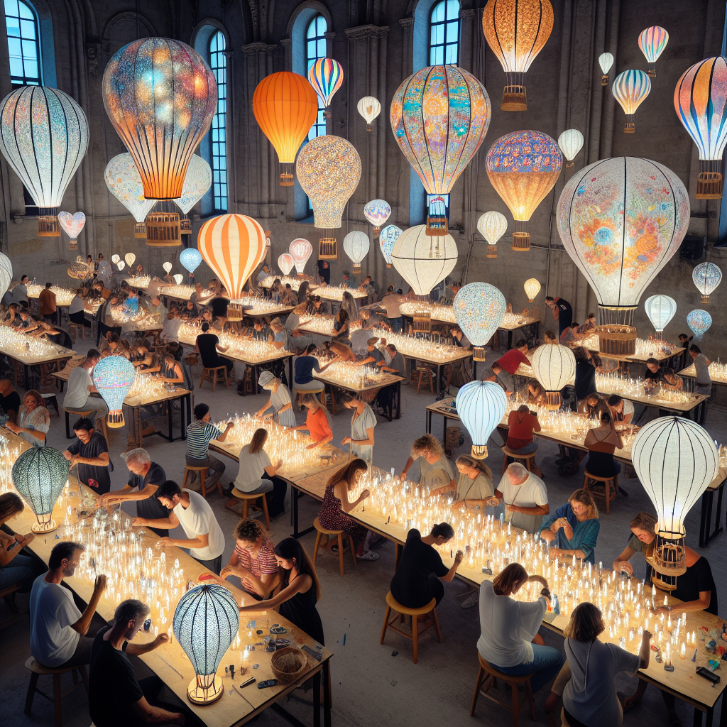 🌟 Élevez vos nuits : Atelier de Montgolfières Lumineuses à Montpellier ! 🎈✨