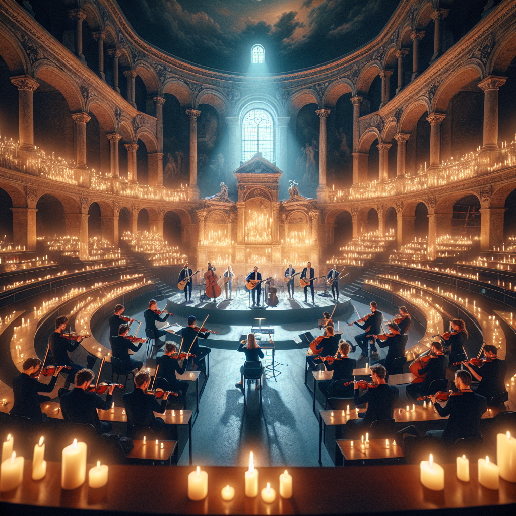 🎸✨ "Candlelight Rock : Émotions en Cordes à Montpellier en 2026 ! 🎶"