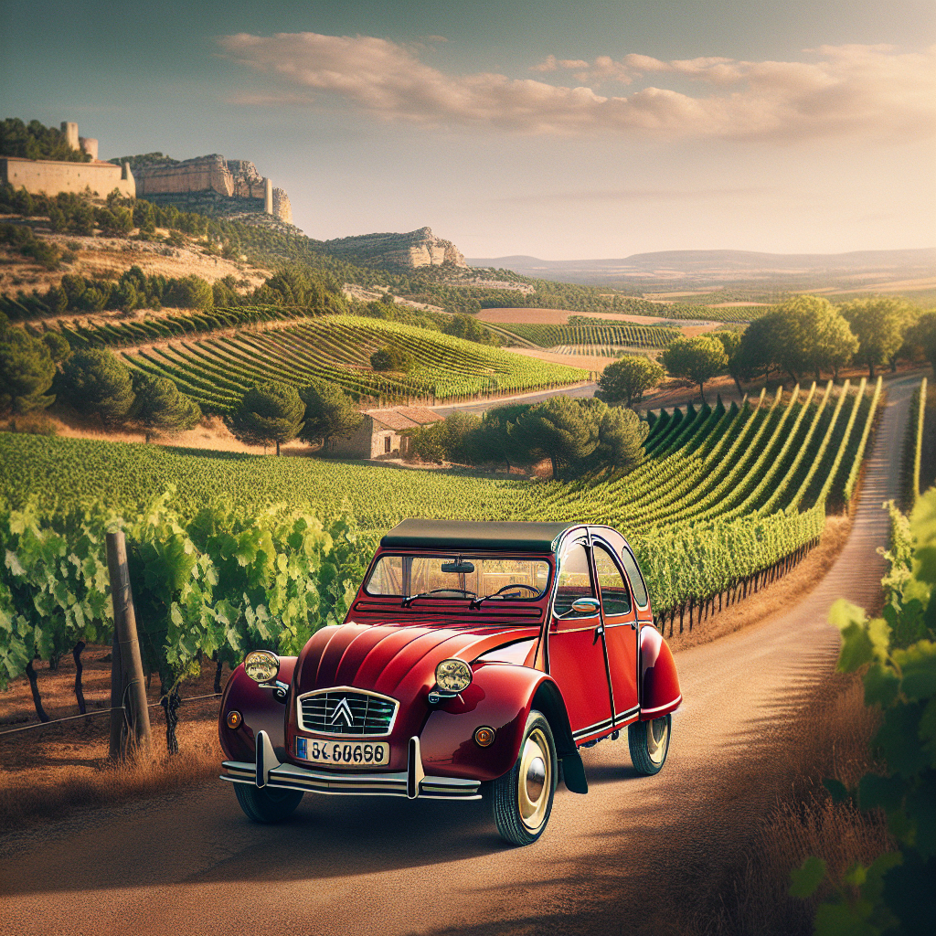 🚗🍇 Évasion Gourmande : Balade en 2 CV au Cœur des Vignobles près de Montpellier !