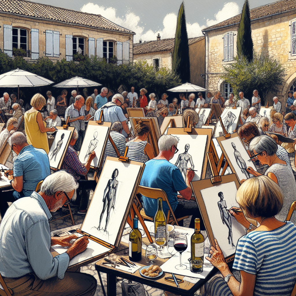 🎨✨ Apéro Créatif : Atelier de Modèle Vivant à Castelnau-le-Lez ! 🍷🌟