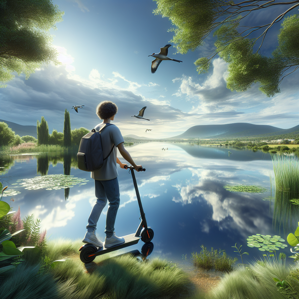 🌿 Explorez l'Étang de l'Or : Balade Électrique en Trottinette à Lansargues ! ⚡🛴