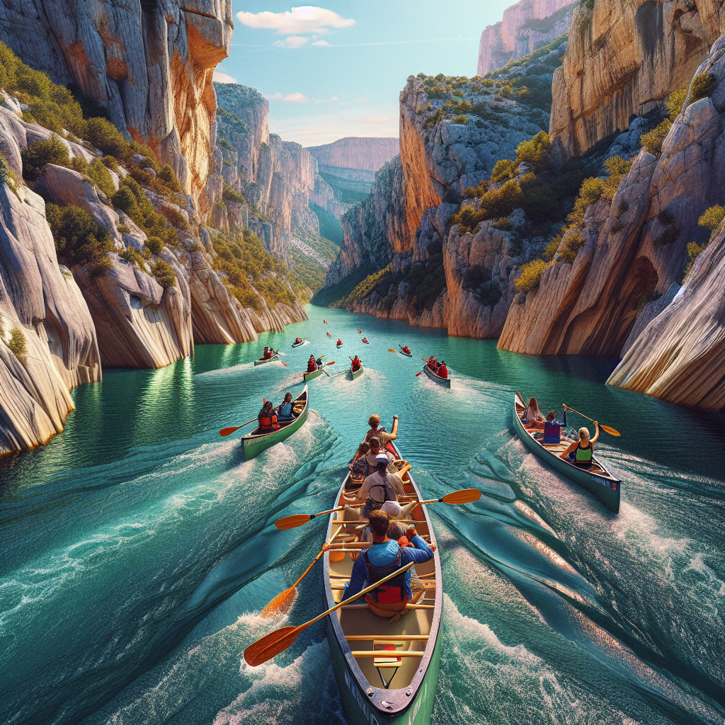 🌊 Aventure Aquatique : Descente en Canoë-Kayak à Travers les Gorges de l'Hérault 🛶💦