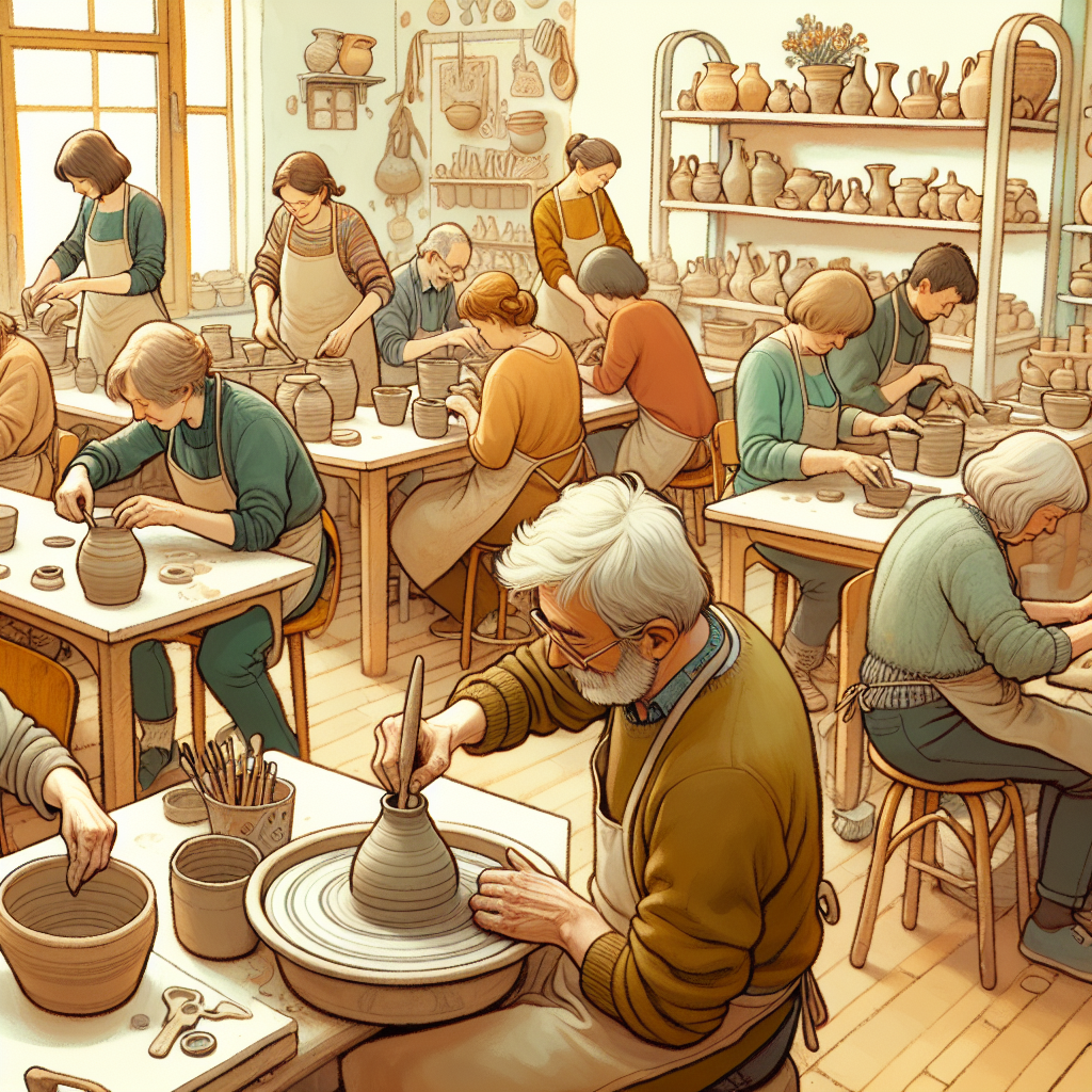 "Créez des chef-d'œuvres en terre : Atelier de Modelage Céramique à Saint-Brès 🎨👐"