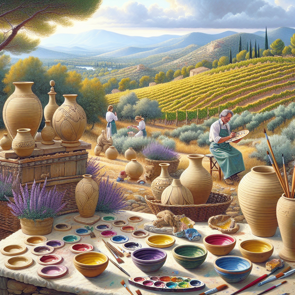 "🎨 Laissez Libre Cours à Votre Créativité : Atelier de Peinture sur Céramique à Lansargues ! 🌟"