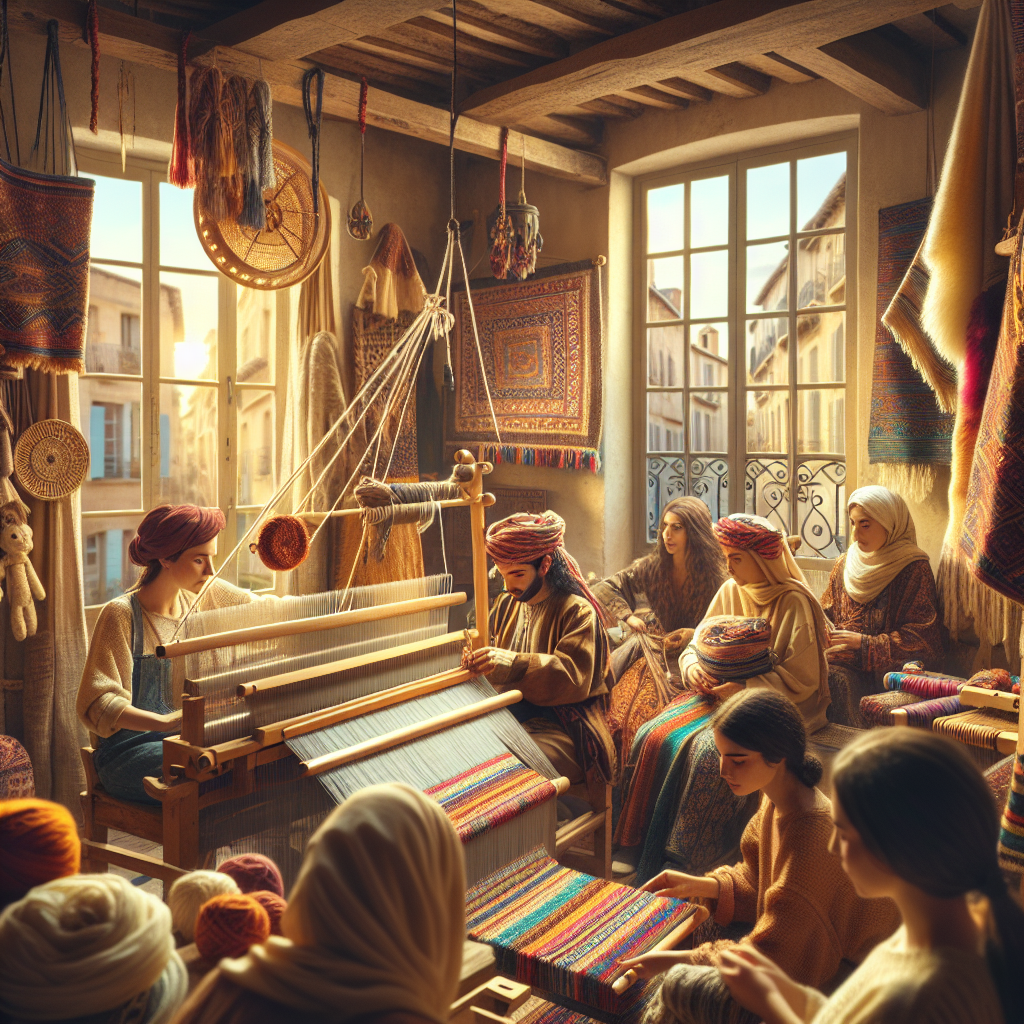 🌟 Plongez dans l'Art du Tissage Berbère à Montpellier ! 🧶✨