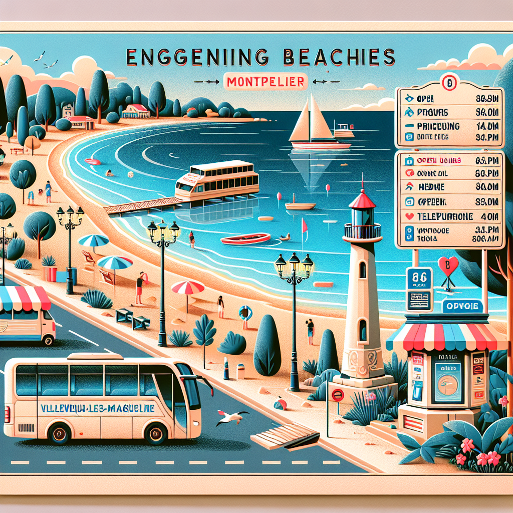 🏖️ Montpellier Plage : Découvrez les Plages Enchantées aux Alentours ! 🚍