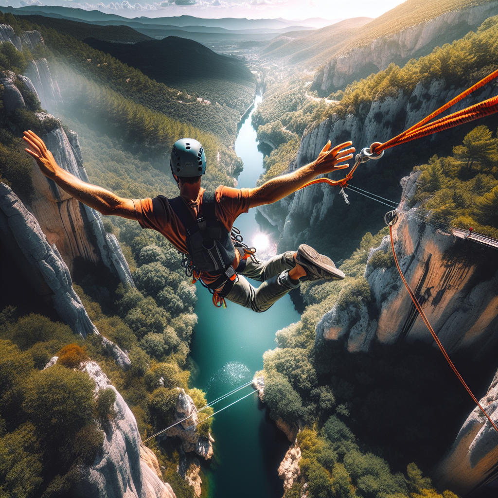 🌄 Éveillez l'Aventurier en Vous : Saut Pendulaire & Via Ferrata au Thaurac près d'Agonès! 🧗‍♂️✨