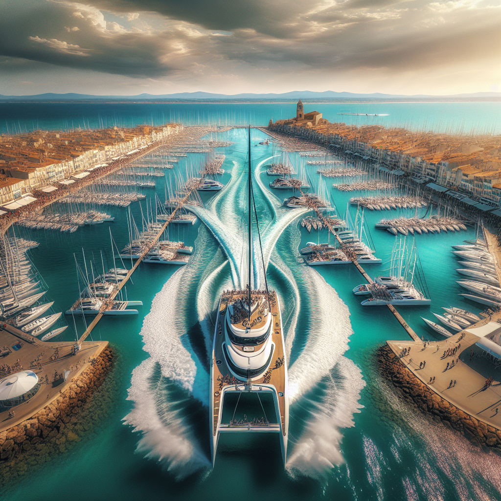 "🛥️ Explorez La Grande-Motte : Visite Guidée des Ports en Catamaran ! 🌊"