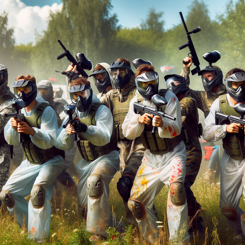 "🎯 Fun et Frissons : Organisez votre EVG/EVJF Paintball à Puéchabon ! 🍃"