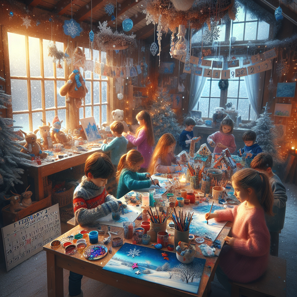 🤹♂️ Créa'vasion Hivernale : Ateliers Féeriques de Février pour Enfants 🎨