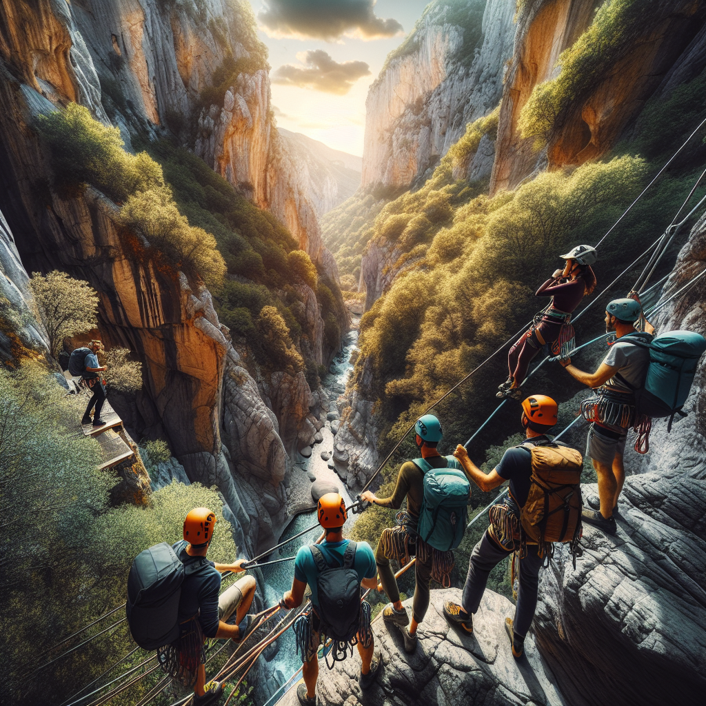 "🌄 Escapade Aventure : Explorez la Via Ferrata du Thaurac à Saint-Bauzille-de-Putois ! 🧗♂️"