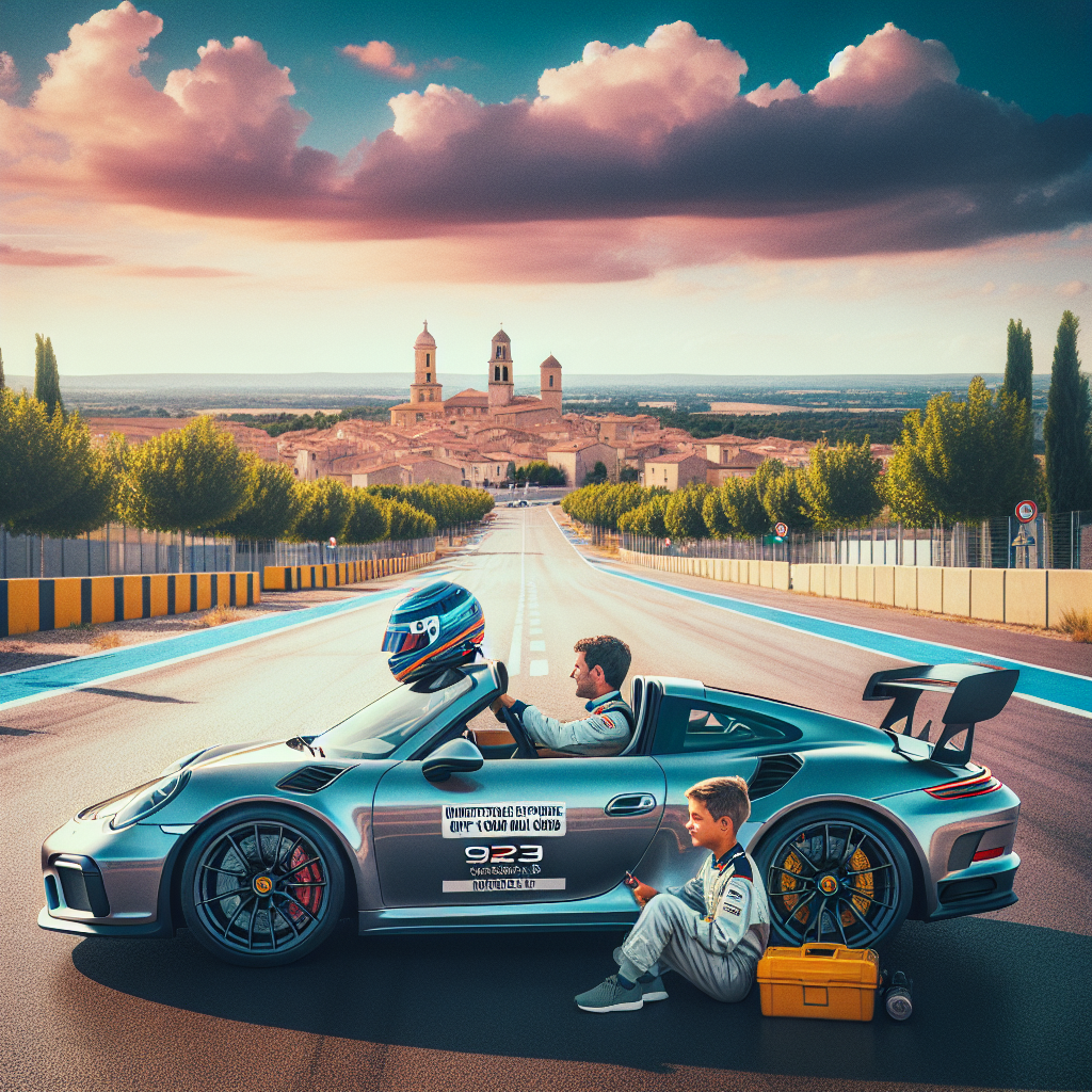 "⚡️ Expérience Inoubliable : Offrez à Votre Enfant un Stage de Pilotage en Porsche 992 GT3 à Montpellier! 🏎️"