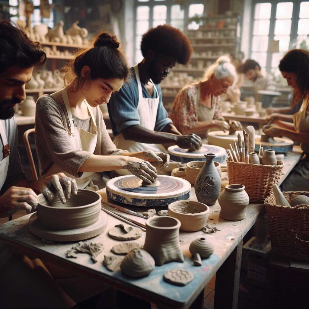 🖌️ Transformez l'argile : Atelier Créatif de Modelage en Céramique à Saint-Brès ! 🎨✨