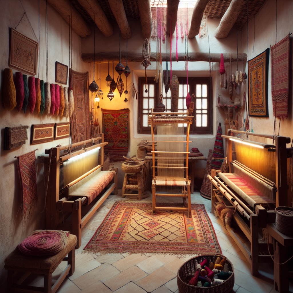 🎨 Tissage Berbère : Plongez dans l'Artisanat Authentique à Montpellier! 🧶✨