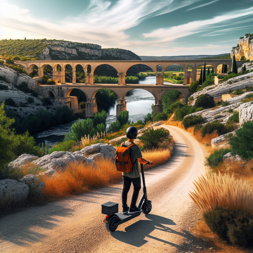 🚴♂️ Découvrez le Pont Romain : Balade Électrique Inoubliable près de Lunel! 🌟