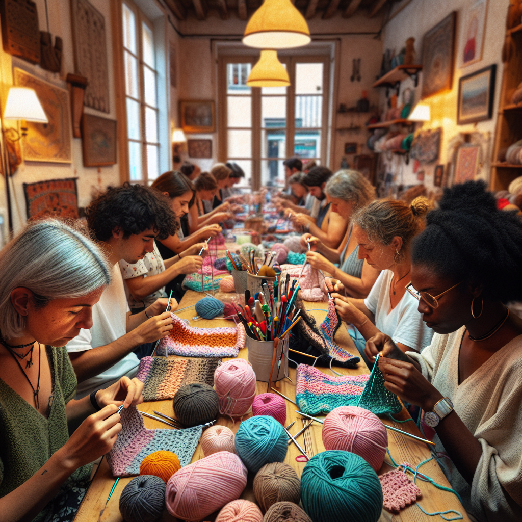 🧶 Découvrez l'Art du Crochet : Atelier Initiation à Montpellier ! ✂️
