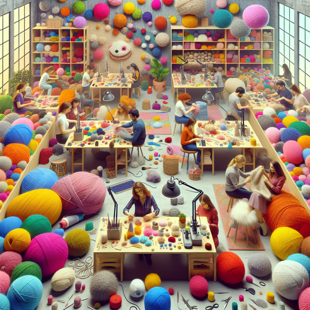 🧶 Découvrez l'Art du Tufting : Atelier Créatif à Montpellier! 🌟