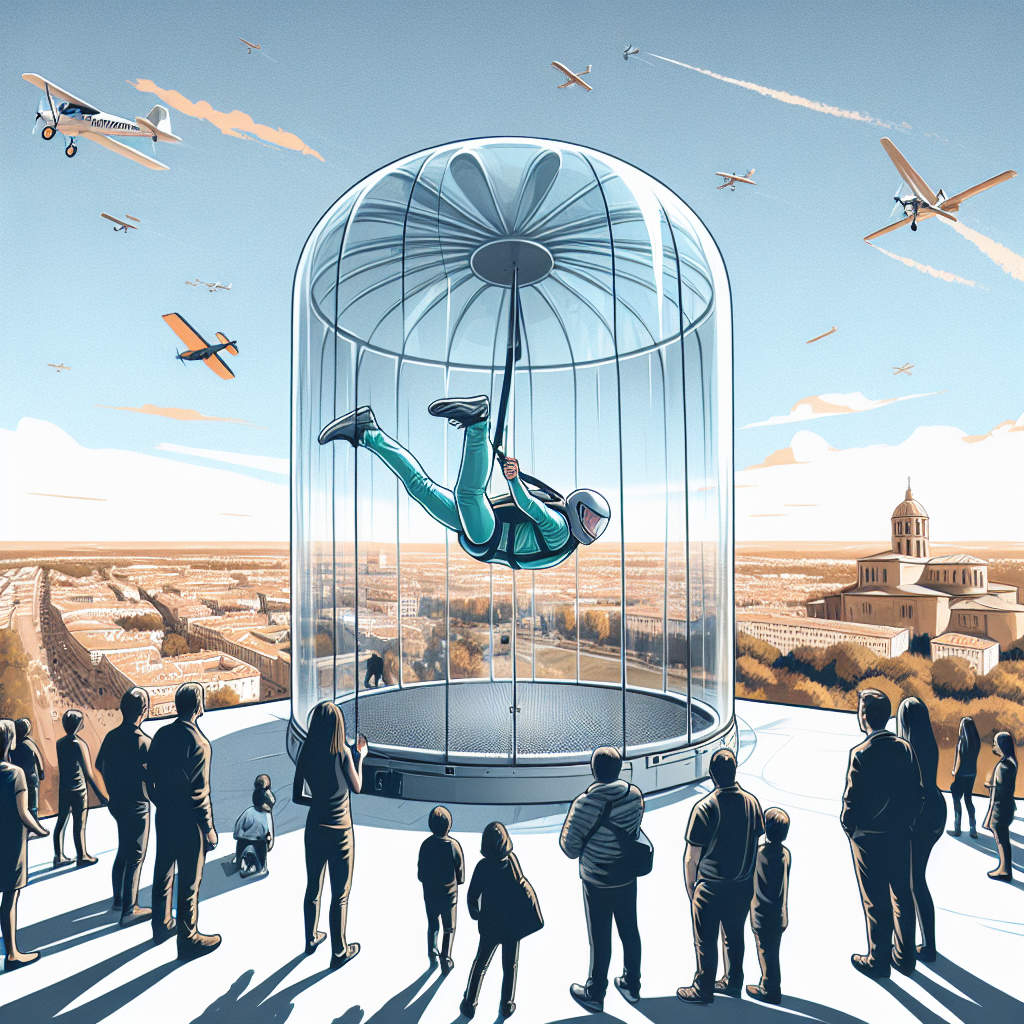 "Volez en toute liberté : Découvrez le Simulateur de Chute Libre à Montpellier ! 🪂✨"